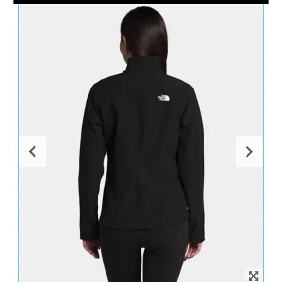 Women's Northface black apex bionic stretch softshell  Jacket Medium/M - Picture 2 of 12